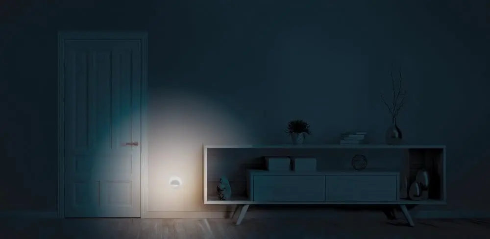 Bluetooth LED Lamp Motion Sensor Battery PE Plastic White