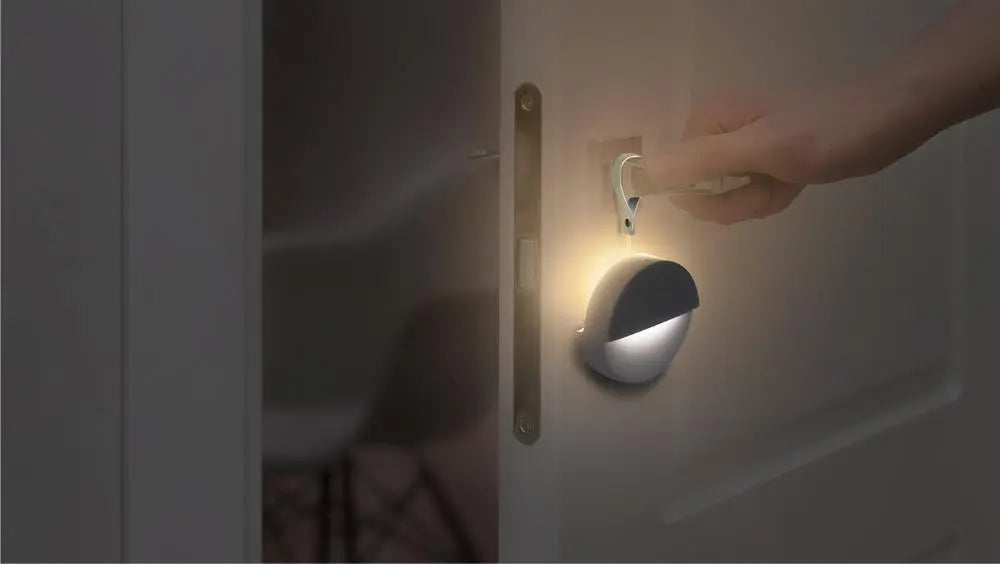Bluetooth LED Lamp Motion Sensor Battery PE Plastic White