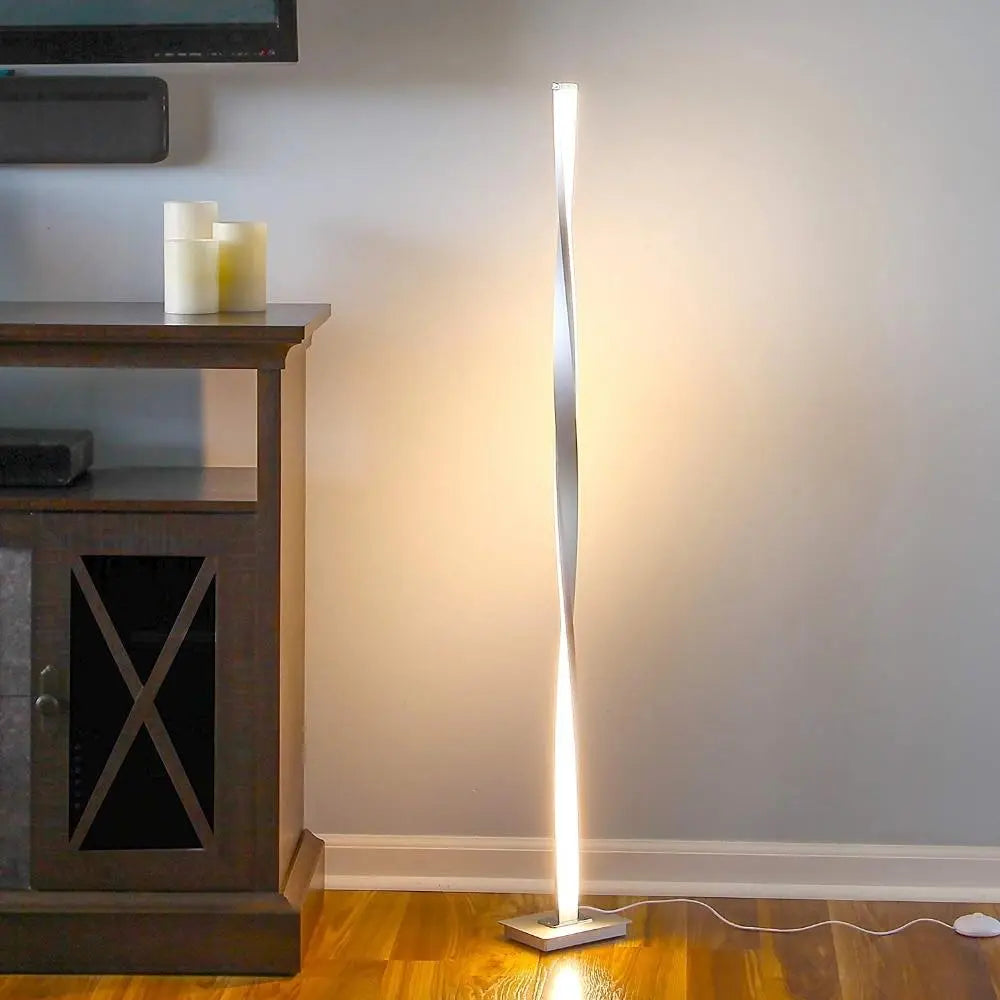 Twist LED Floor Lamp Iron 122 cm Dimmable