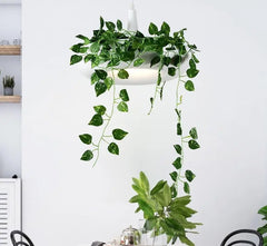 Modern Plant Pendant Lampshade Iron E27 40cm White Black Green