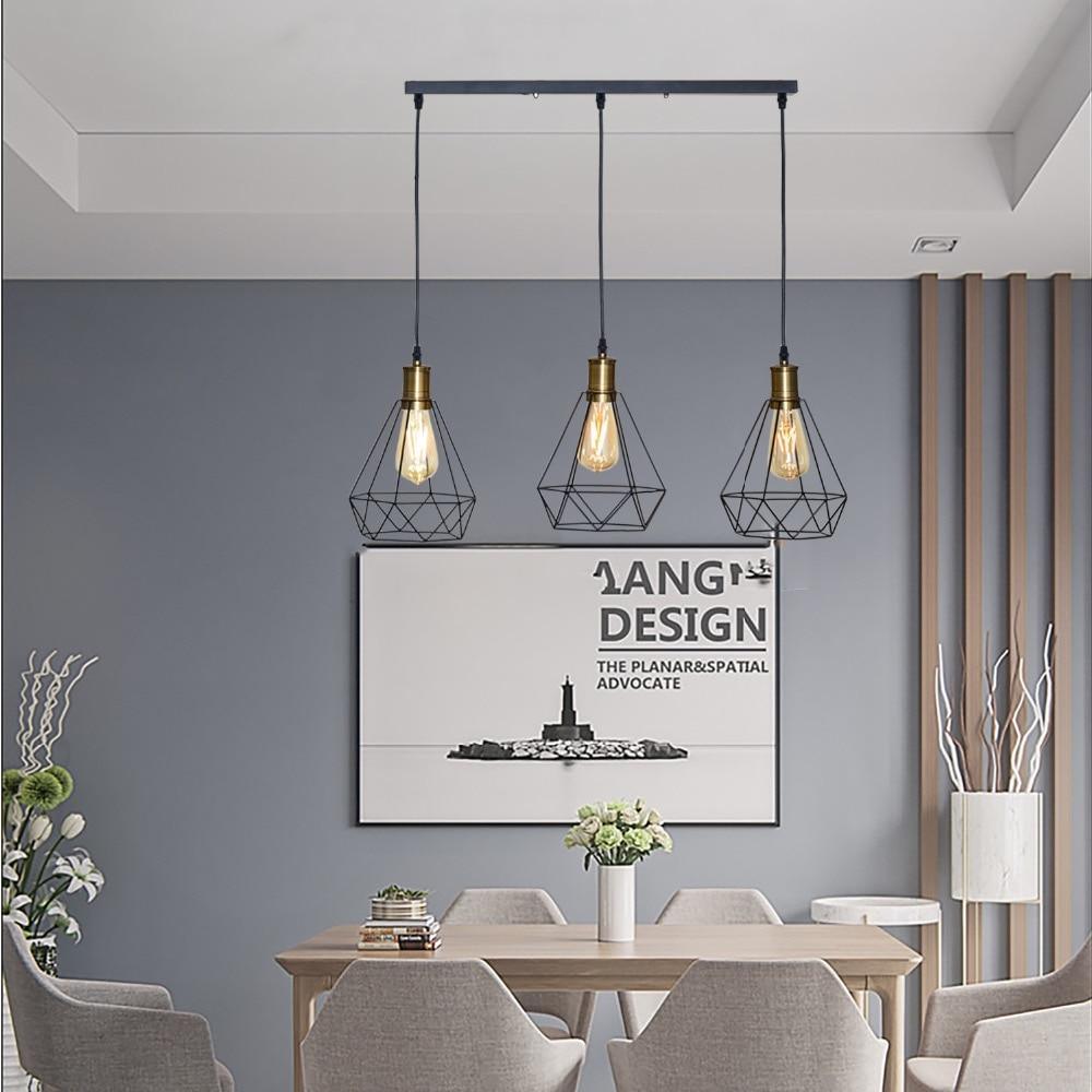Industrial Cage Pendant Light