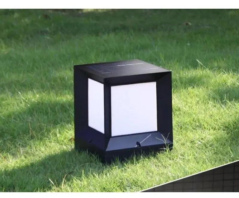 Nordic LED Cube Lamp IP65 Outdoor Solar or Cable