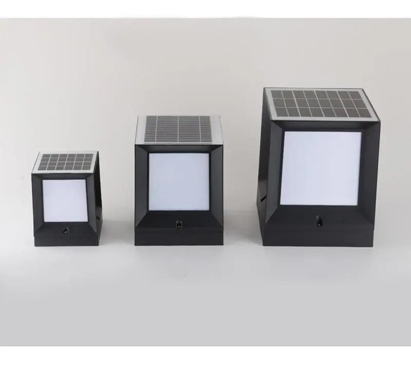 Nordic LED Cube Lamp IP65 Outdoor Solar or Cable