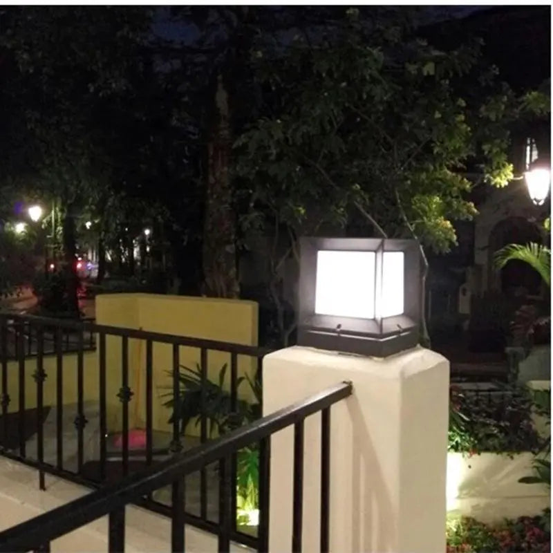 Nordic LED Cube Lamp IP65 Outdoor Solar or Cable