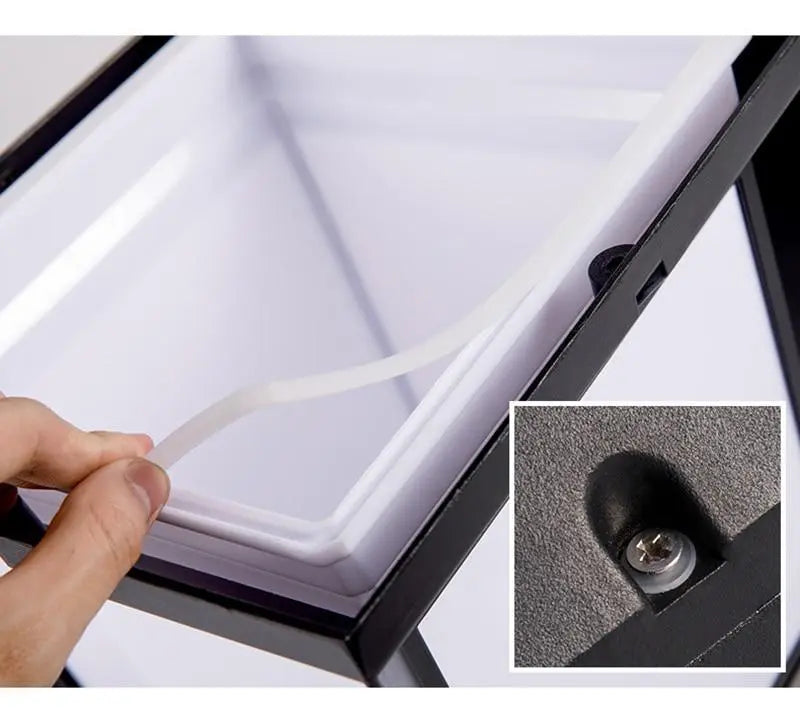 Nordic LED Cube Lamp IP65 Outdoor Solar or Cable