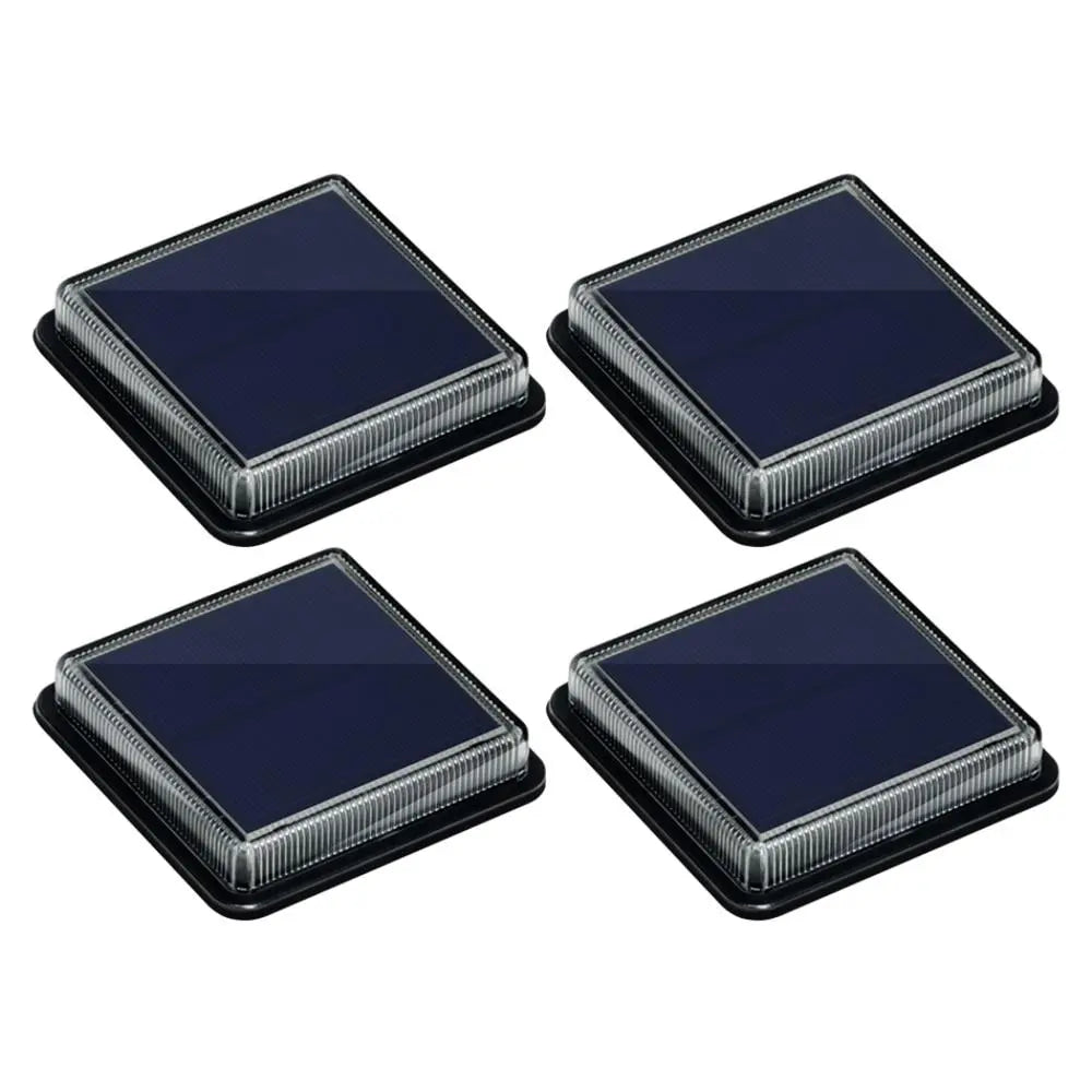 Solar In-Ground Recessed Light, IP67, Walkable, Twilight Sensor, Stainless Steel