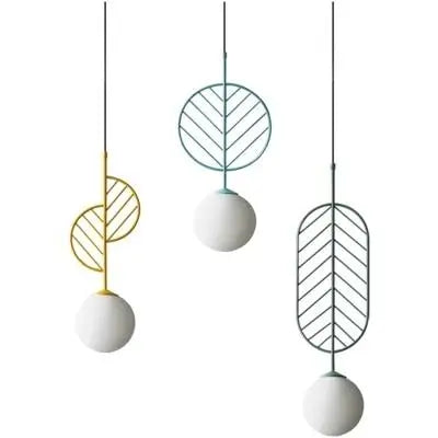 Nordic Iron Pendant Light E27 4 Colours 3 Sizes 90-260V