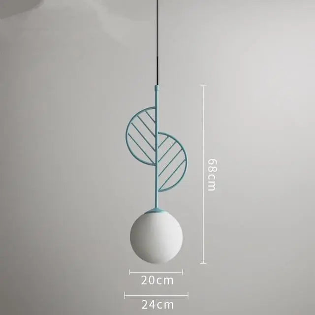 Nordic Iron Pendant Light E27 4 Colours 3 Sizes 90-260V