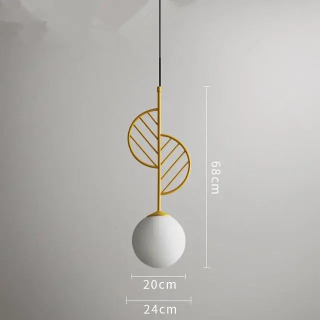 Nordic Iron Pendant Light E27 4 Colours 3 Sizes 90-260V