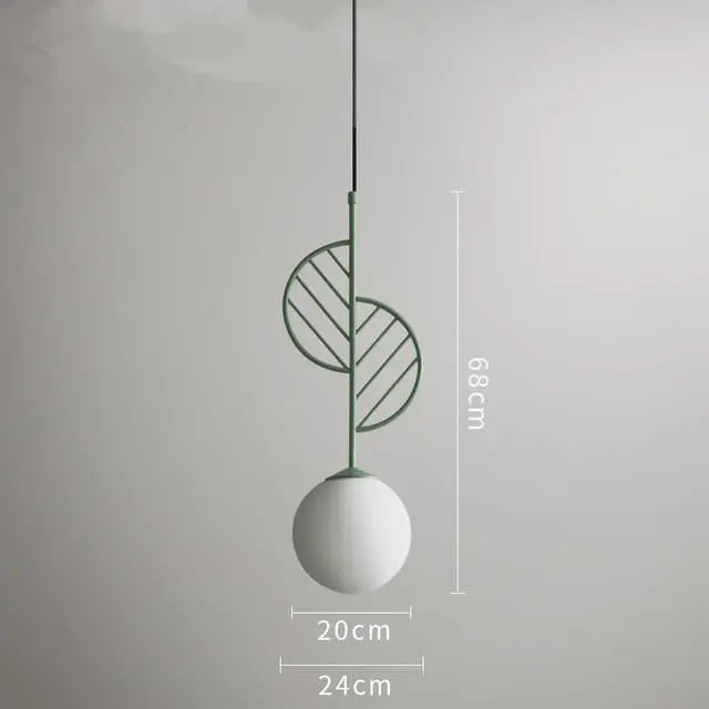 Nordic Iron Pendant Light E27 4 Colours 3 Sizes 90-260V