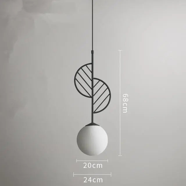 Nordic Iron Pendant Light E27 4 Colours 3 Sizes 90-260V