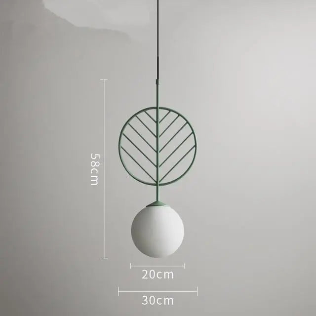 Nordic Iron Pendant Light E27 4 Colours 3 Sizes 90-260V