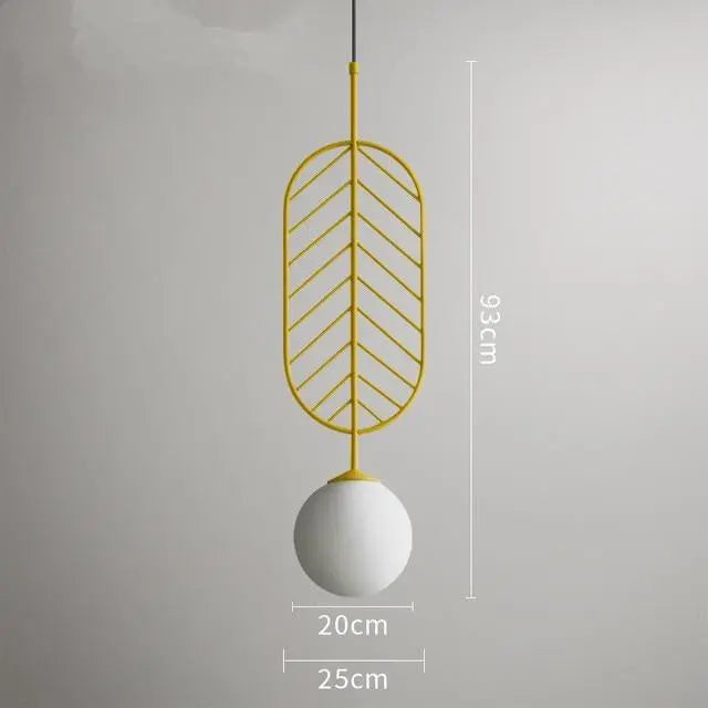 Nordic Iron Pendant Light E27 4 Colours 3 Sizes 90-260V