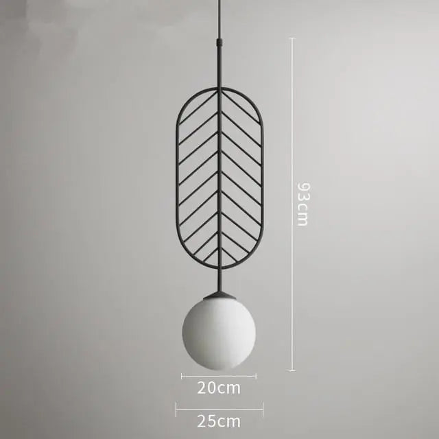 Nordic Iron Pendant Light E27 4 Colours 3 Sizes 90-260V