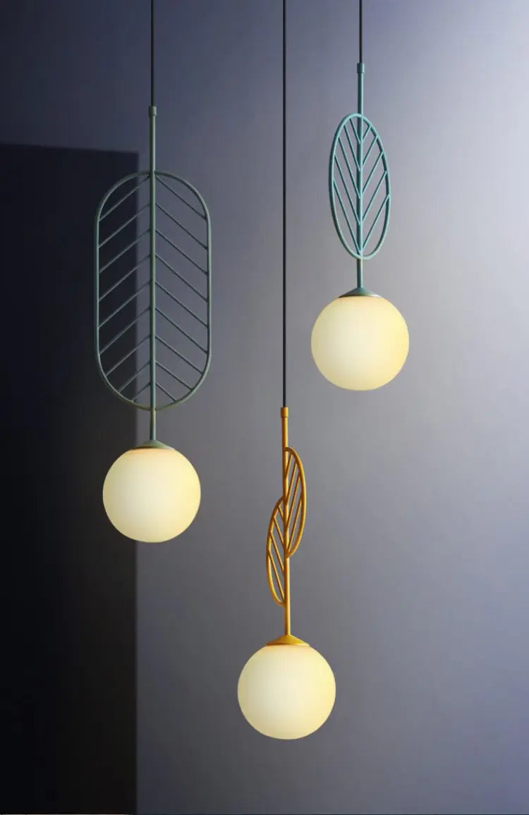 Nordic Iron Pendant Light E27 4 Colours 3 Sizes 90-260V