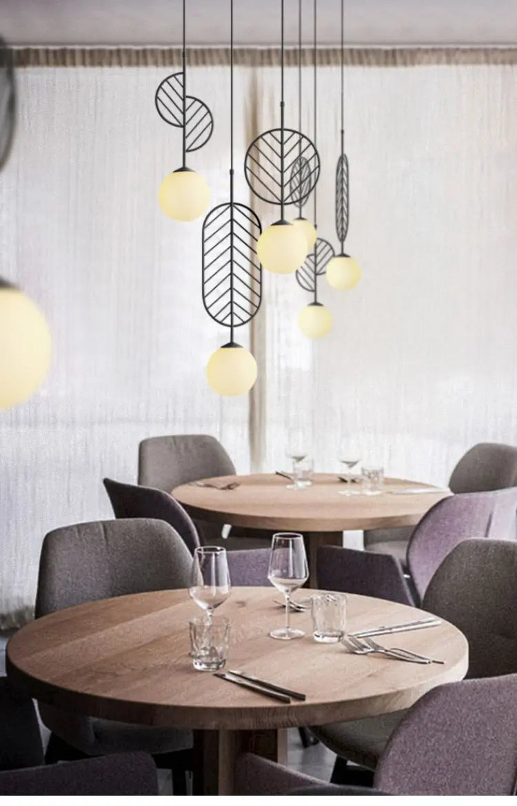 Nordic Iron Pendant Light E27 4 Colours 3 Sizes 90-260V