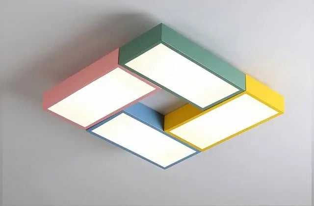 Bauklotz Cube Ceiling Light LED IP44 Dimmable 2 Sizes