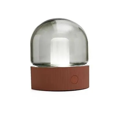 Glasdom Rechargeable LED Table Lamp Glass USB 3 Colours