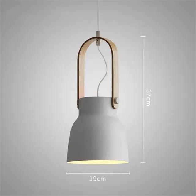 Nordic LED Dome Pendant Light — 6 Colours, 3 Sizes, Integrated LED