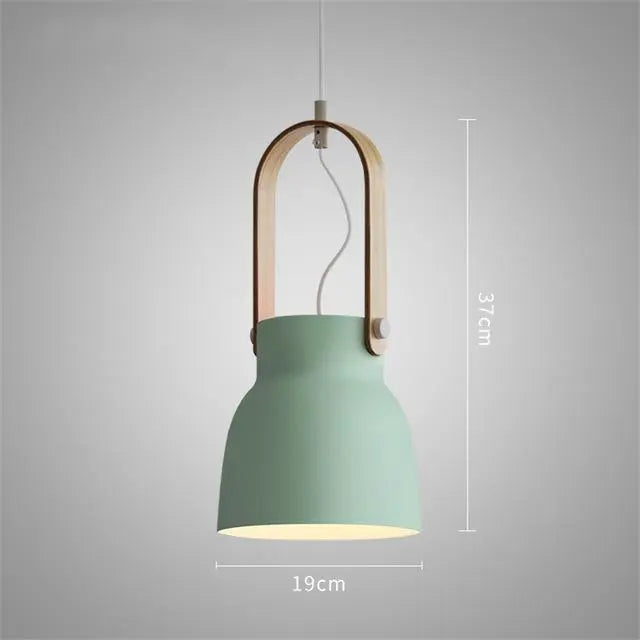 Nordic LED Dome Pendant Light — 6 Colours, 3 Sizes, Integrated LED