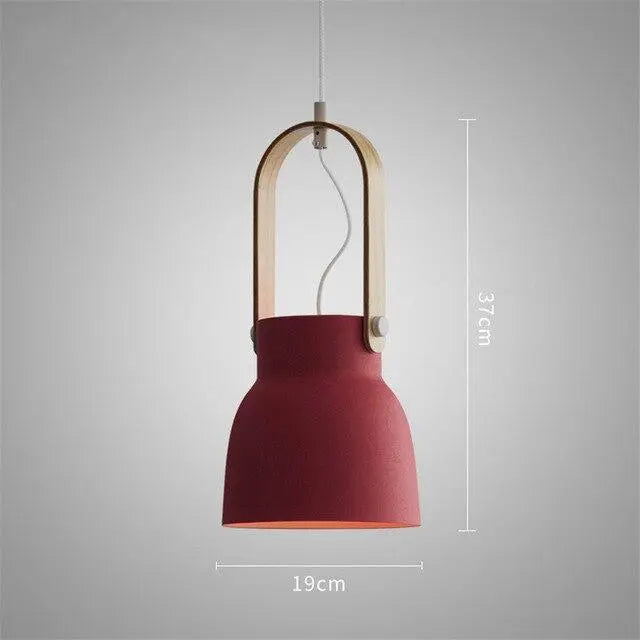Nordic LED Dome Pendant Light — 6 Colours, 3 Sizes, Integrated LED