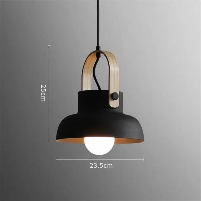 Nordic LED Dome Pendant Light — 6 Colours, 3 Sizes, Integrated LED