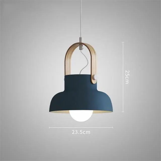 Nordic LED Dome Pendant Light — 6 Colours, 3 Sizes, Integrated LED