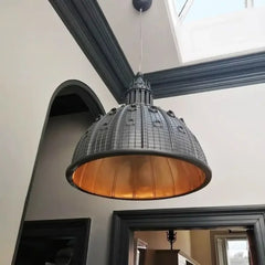 Vintage Italian Style Metal Acrylic Pendant Light White Black