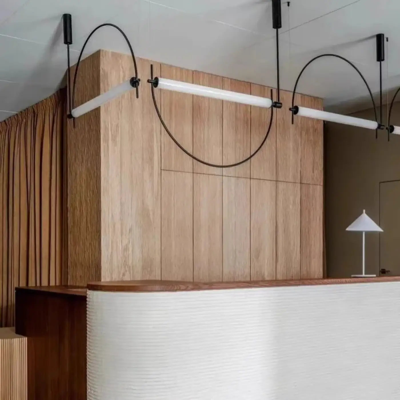 Geometric Decorative Pendant Light LED — Gold or Black, S/M/L/XL