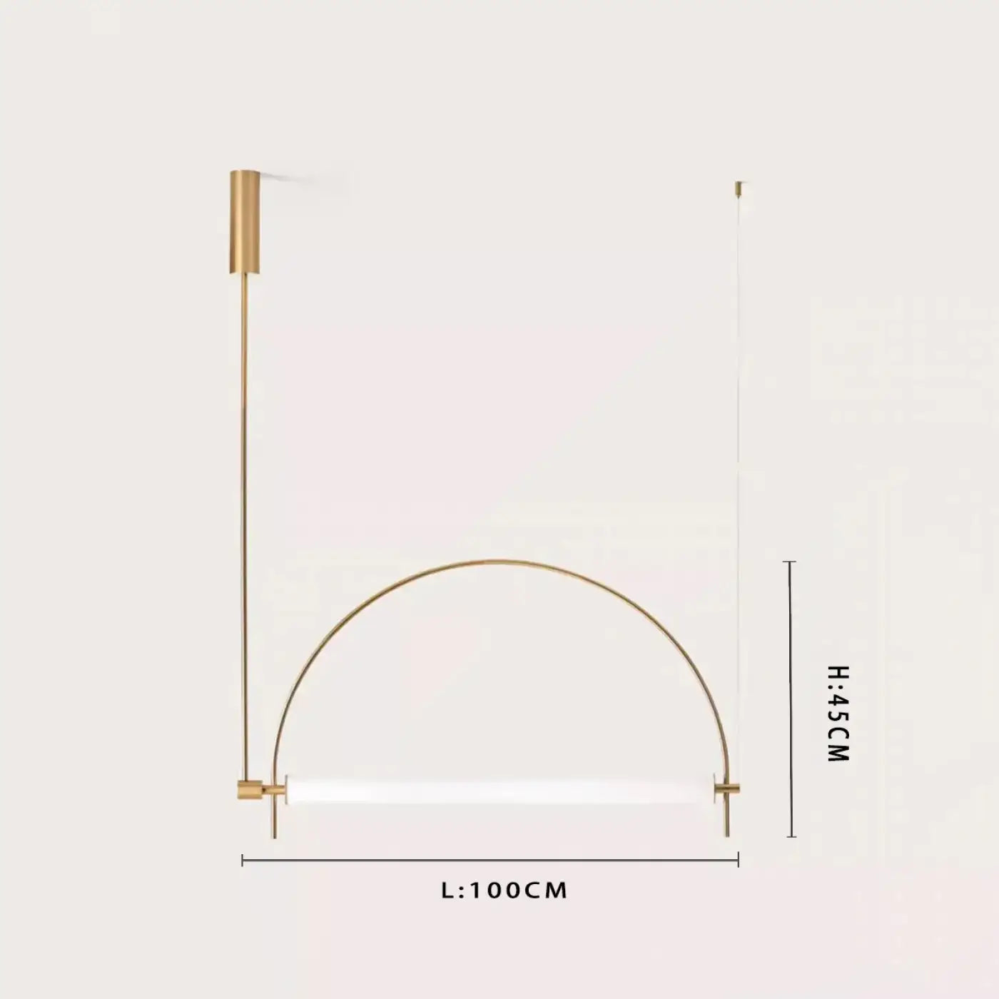 Geometric Decorative Pendant Light LED — Gold or Black, S/M/L/XL