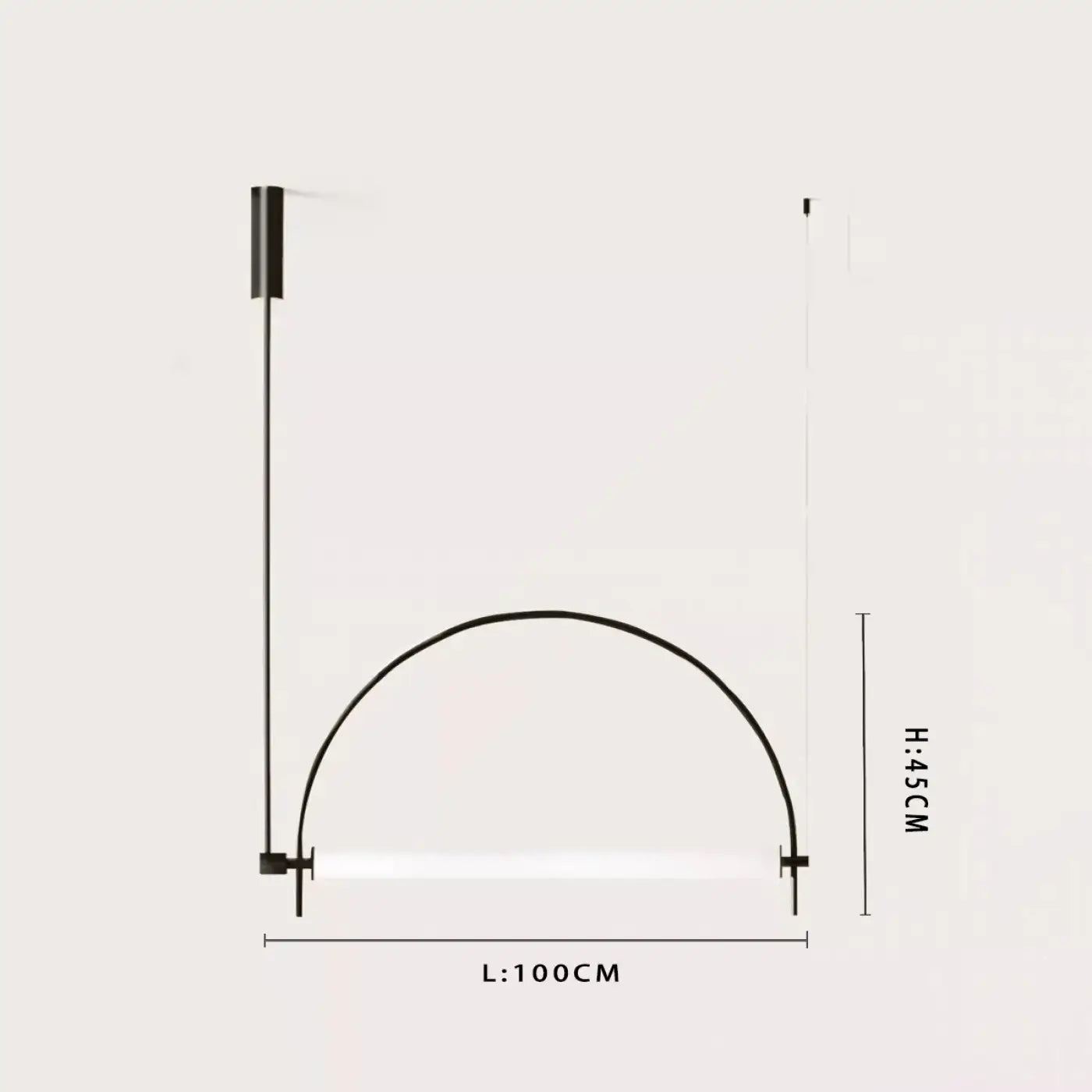 Geometric Decorative Pendant Light LED — Gold or Black, S/M/L/XL