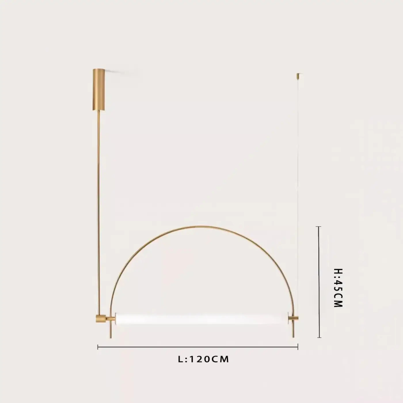 Geometric Decorative Pendant Light LED — Gold or Black, S/M/L/XL