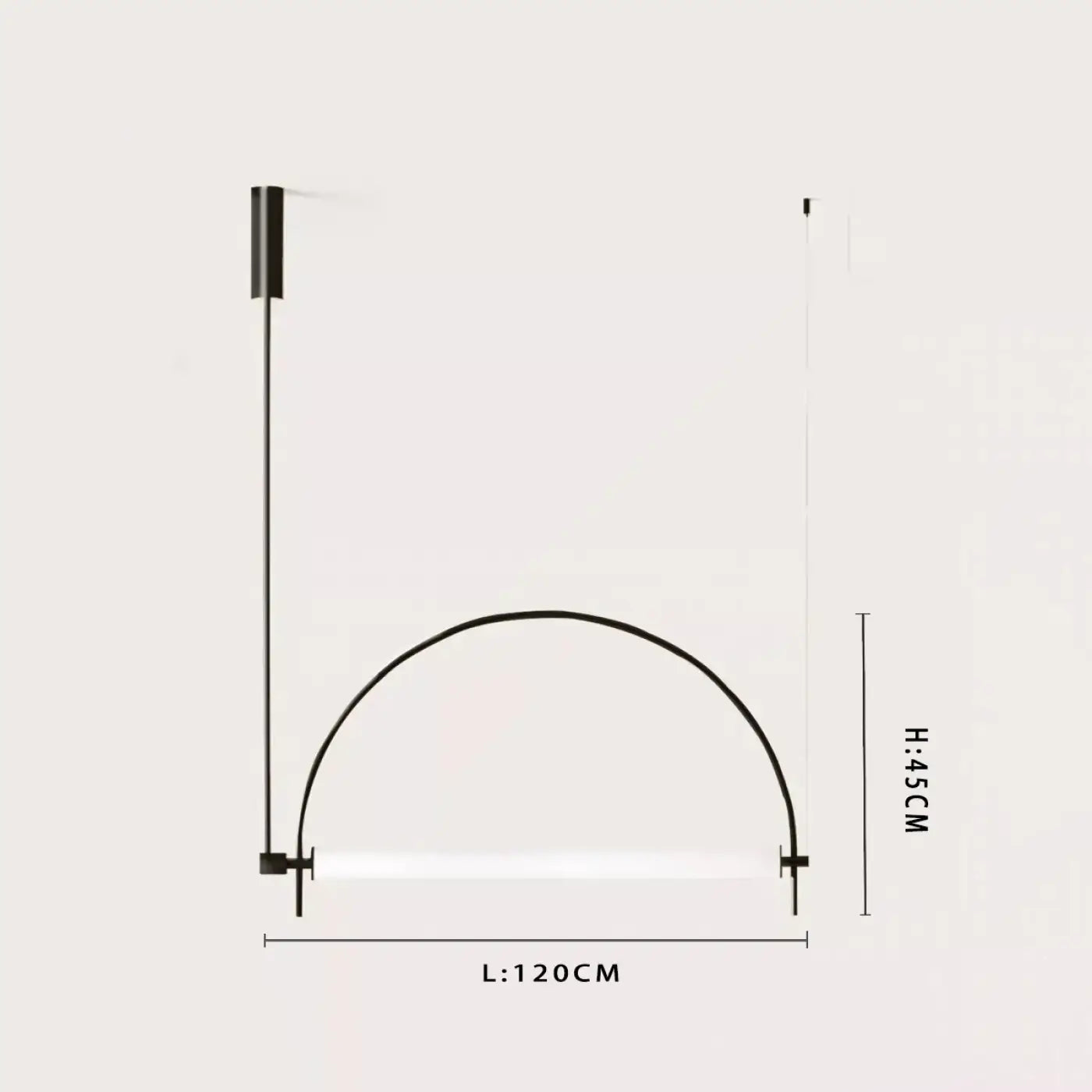 Geometric Decorative Pendant Light LED — Gold or Black, S/M/L/XL