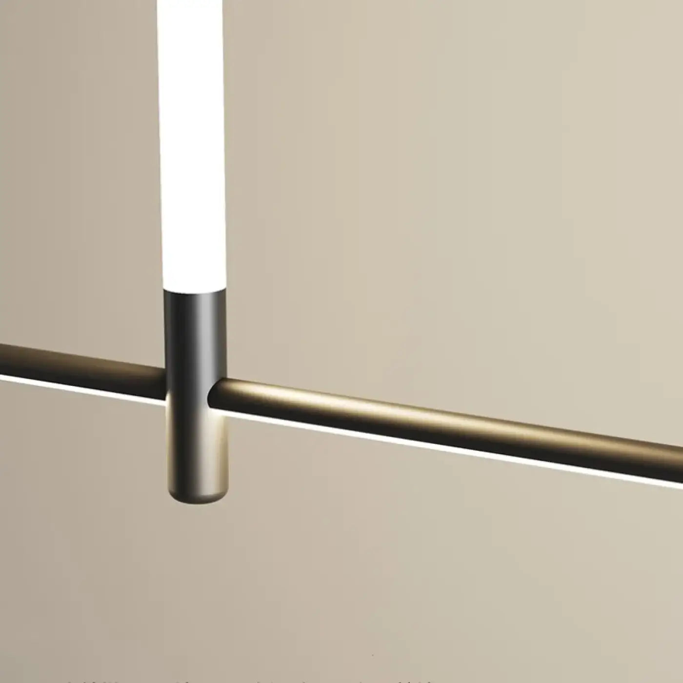 Linear LED Pendant Light E14 Dimmable Black White 120cm Bar