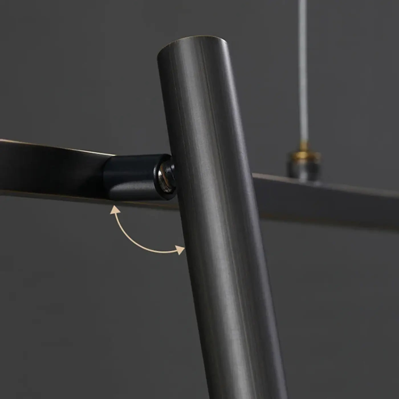 Linear Multi-Spot LED Pendant Light Black — S 120cm / M 140cm