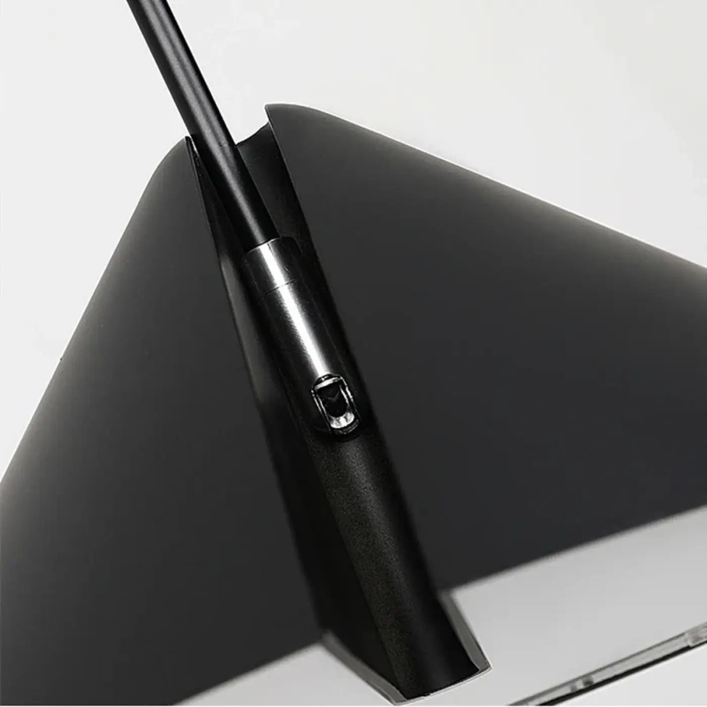 Black Conical Pendant Light E27 — Ø20cm, Cool White 4000K