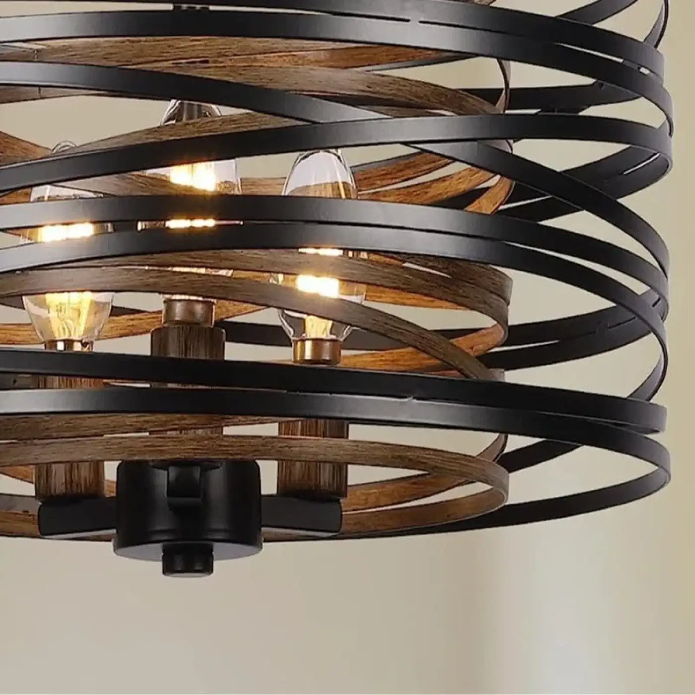 Black Concentric Rings Pendant Light E14 — S Ø32cm / M Ø50cm