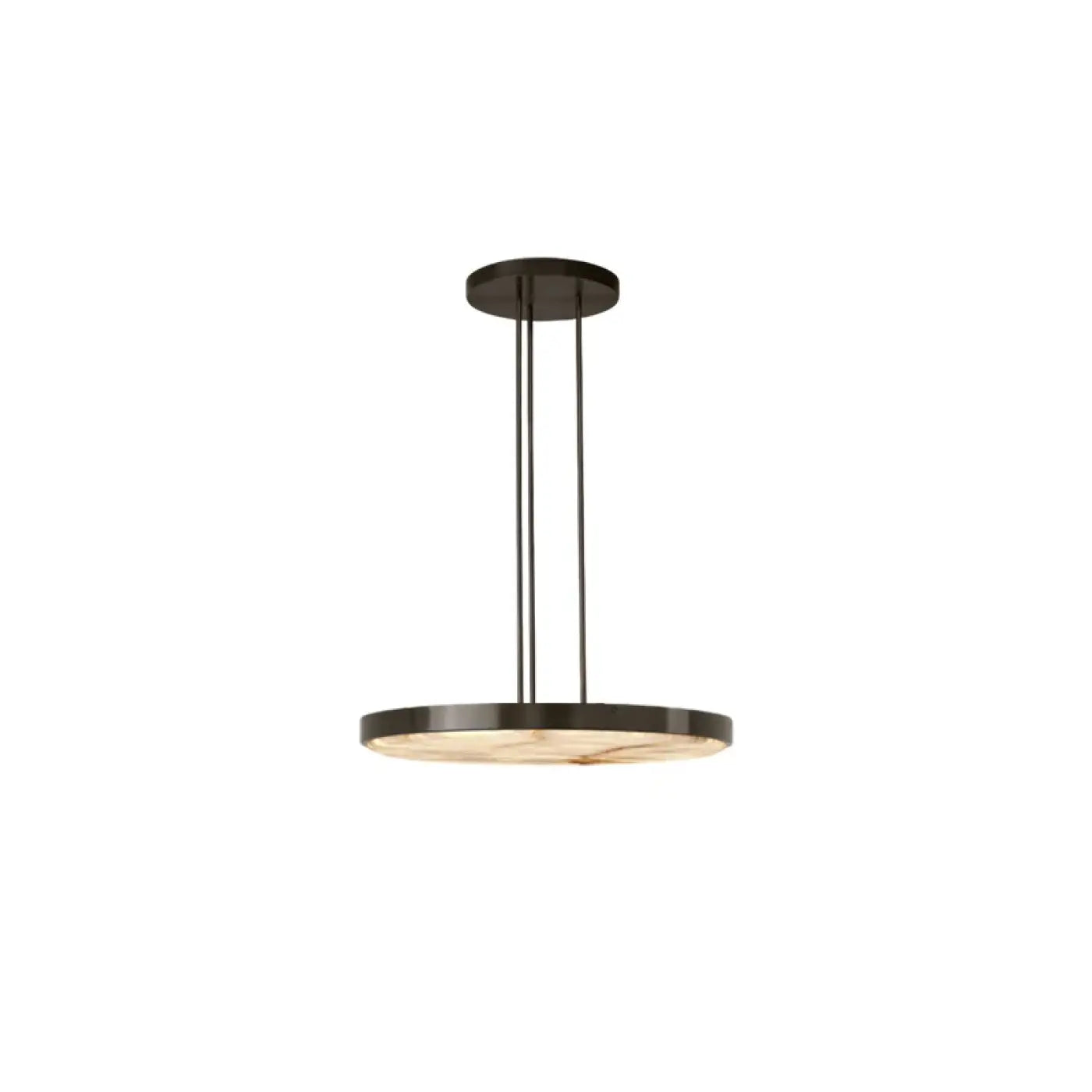 Marble & Metal Pendant Light LED IP65 — Gold & Black, S to XL