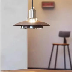 Modern Wood Metal Pendant Light E27 LED Brown 3 Colour Temps