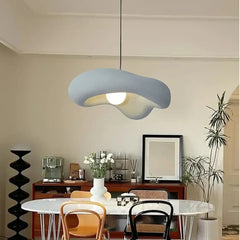 Cloud Shape Pendant Light Acrylic Aluminium G9 Dimmable White Grey Black