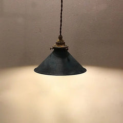 Industrial Workshop Pendant Light Metal Acrylic Grey Black Green Blue