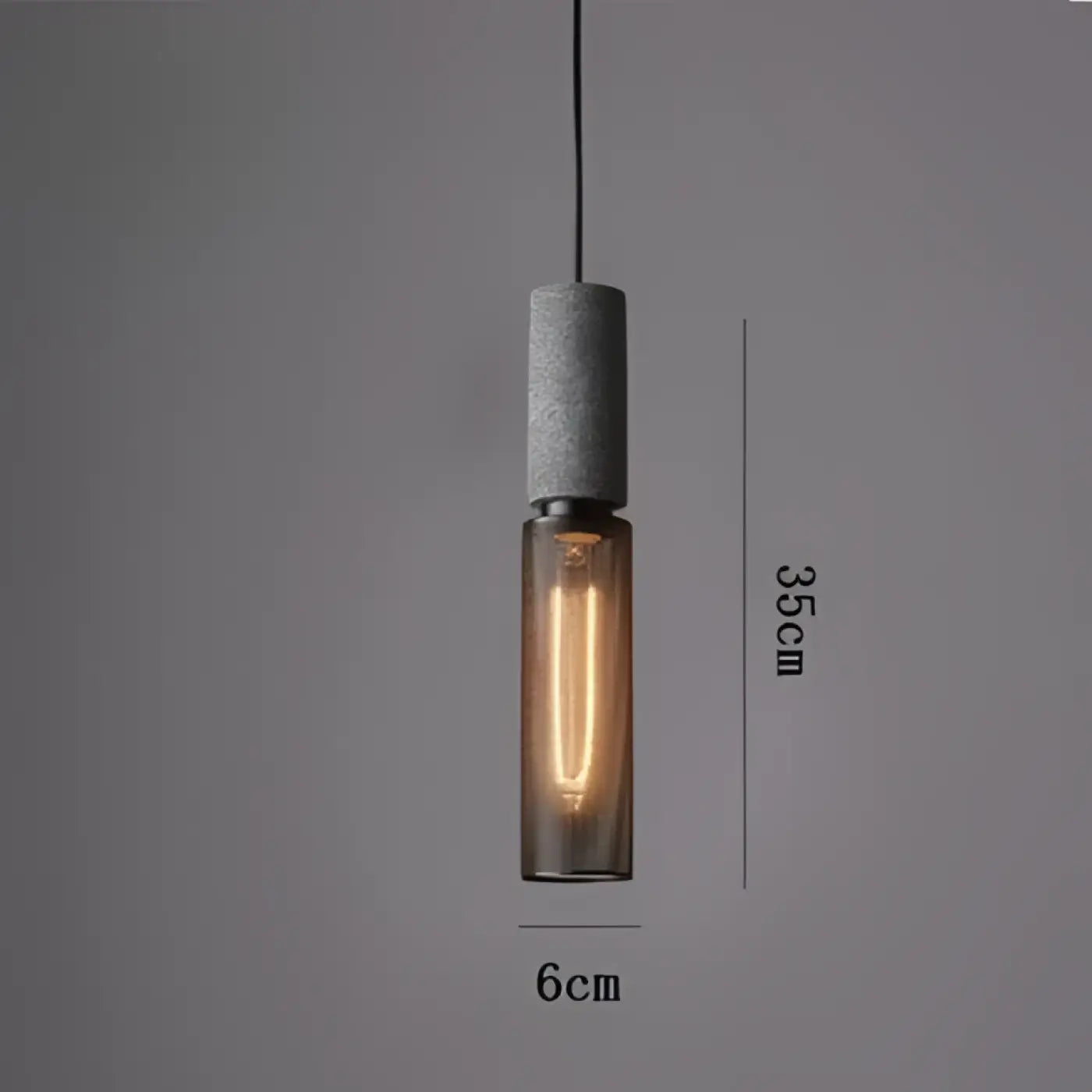 Black Glass Metal Pendant Light E27 Industrial Vintage 6 Shapes