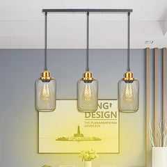 Industrial Vintage Metal Pendant Light E27 — Gold or Silver, 3 Cable Configurations