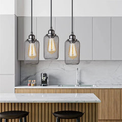 Industrial Vintage Metal Pendant Light E27 — Gold or Silver, 3 Cable Configurations