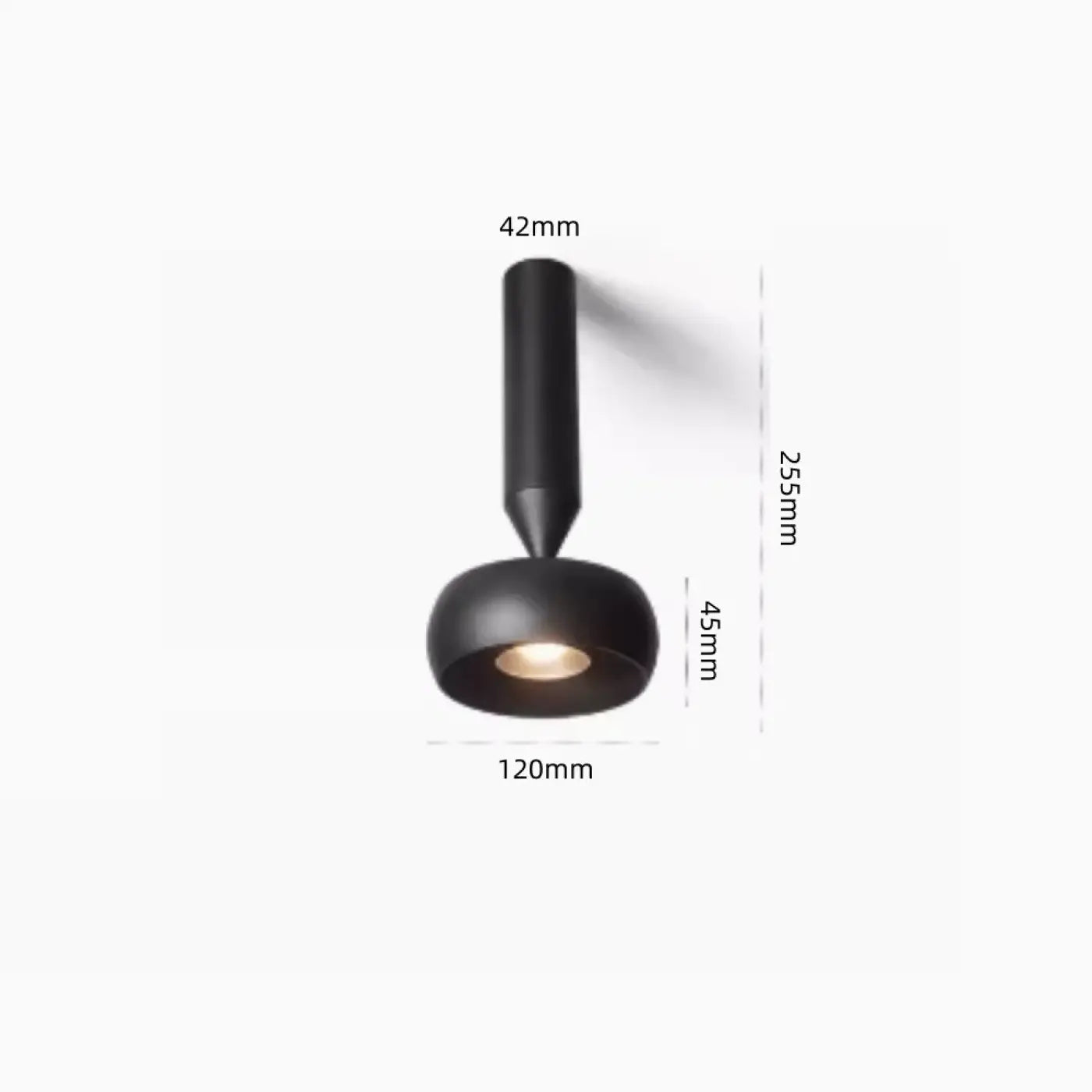 Adjustable LED Spot Pendant Light 7W — Black & White, A/B
