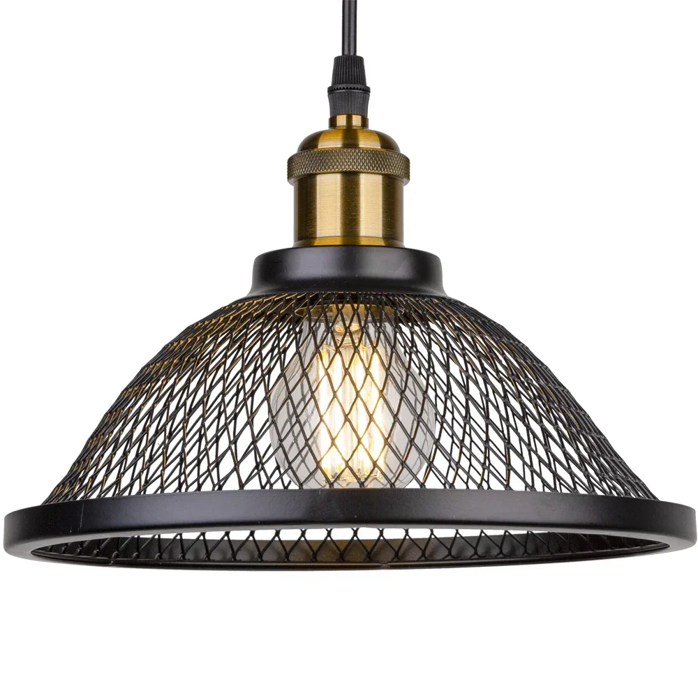 Black Mesh Pendant Light
