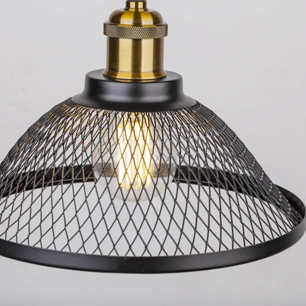 Black Mesh Pendant Light