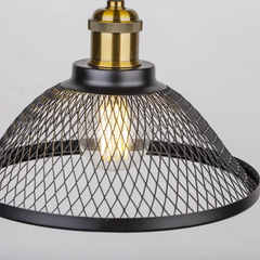 Black Mesh Pendant Light