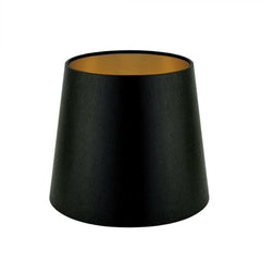 Six-Arm Brass Chandelier Fabric Shades Ø95cm 6×E27 4 Finishes 2 Shade Colours